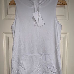 French terry sleeveless dress